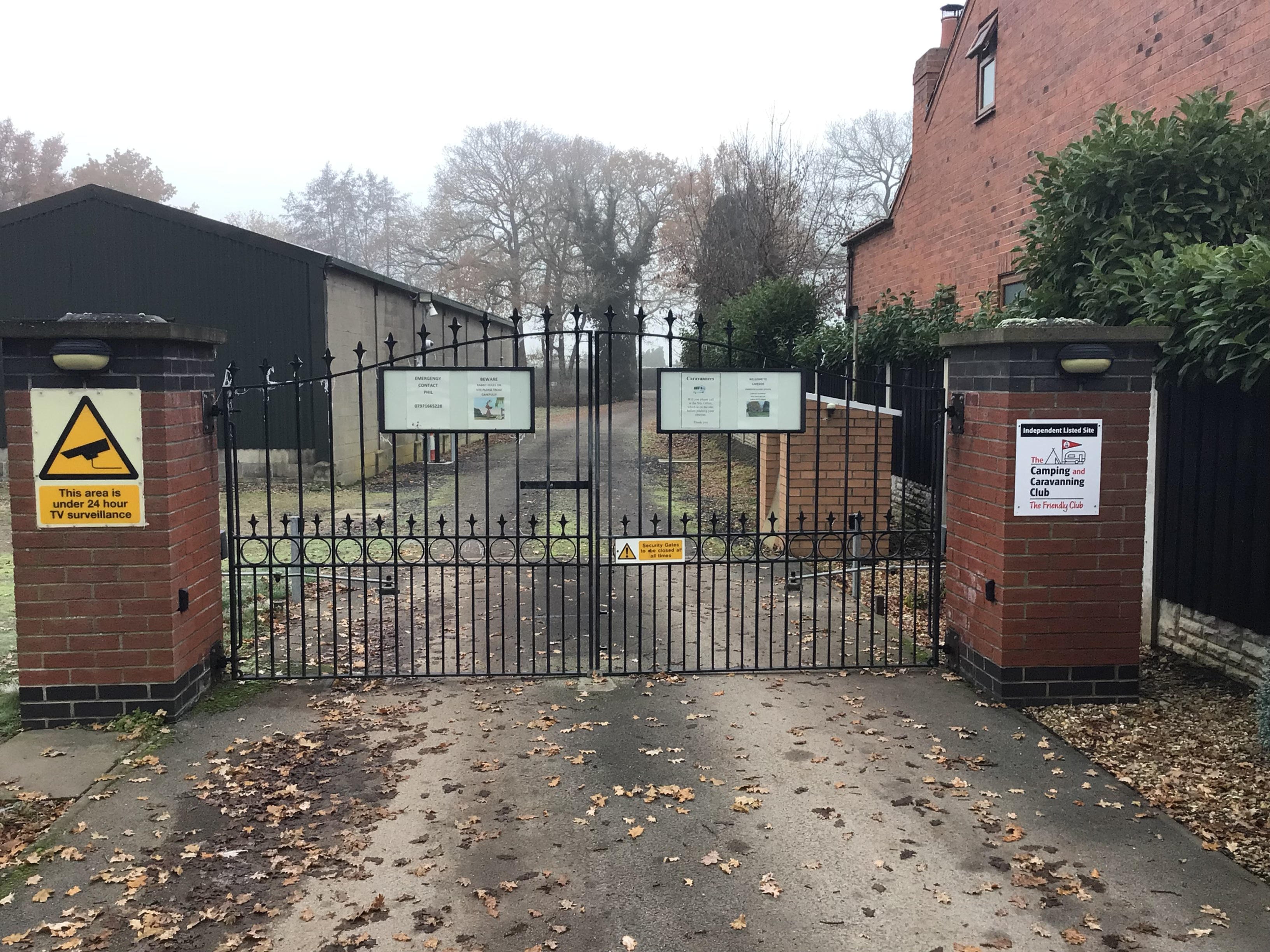 Secure gated entrance